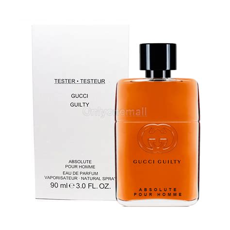 tester gucci uomo ml 90 absolute prezzo|gucci tester guilty absolute pour homme.